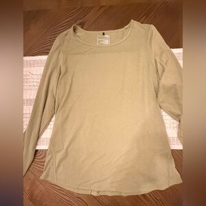 Universal Standard Olive Long Sleeve Top